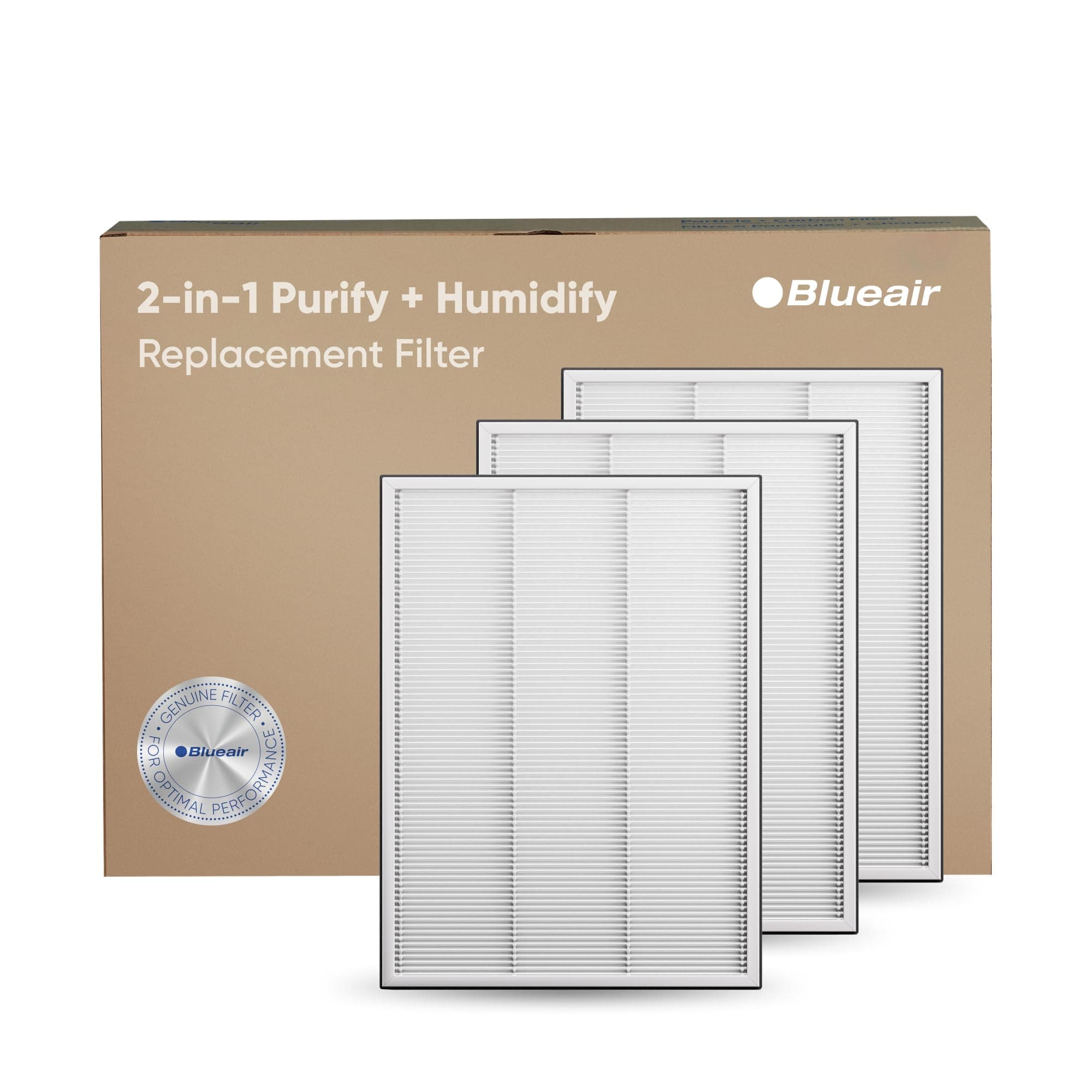 GENUINE DH3i Particle Filter, Official Replacement for 2-in-1 Purify + Humidify Air Purifier, Certified to Capture Pollen, Dust, Pet Dander for Clean Air - Compatible with model DH3i