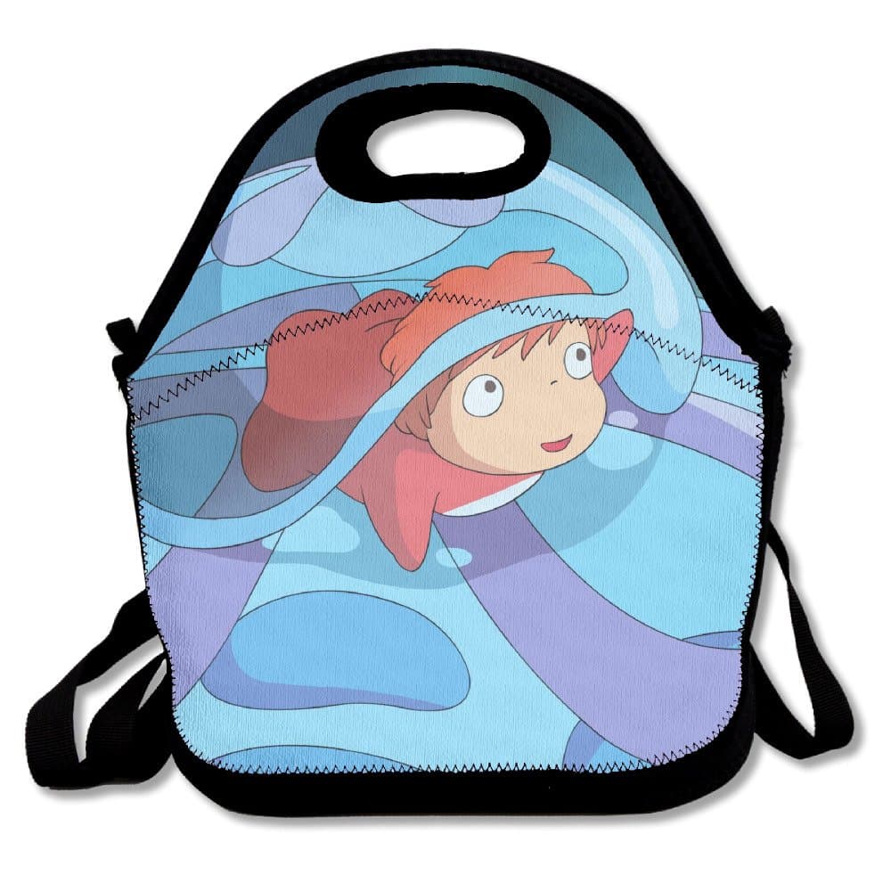 Ponyo Ponyo On The Cliff Travel Tote Lunch Bag