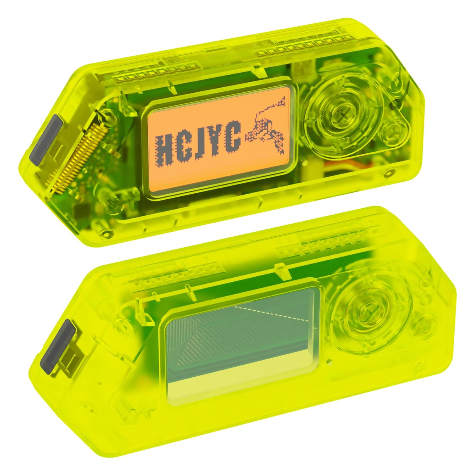 Transparent Hard Case for Flipper Zero (Green)