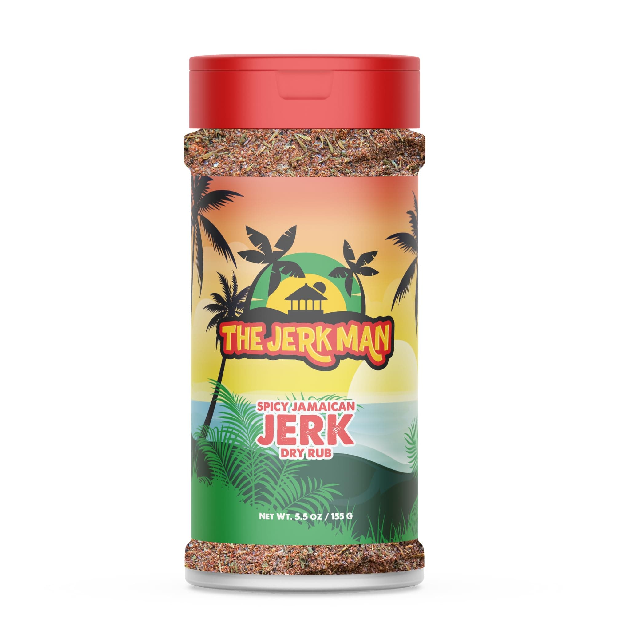 Jamaican Jerk Seasoning - Spicy Dry Rub for Chicken, Fish, Popcorn, Veggies - 3.9 Ounce Jar
