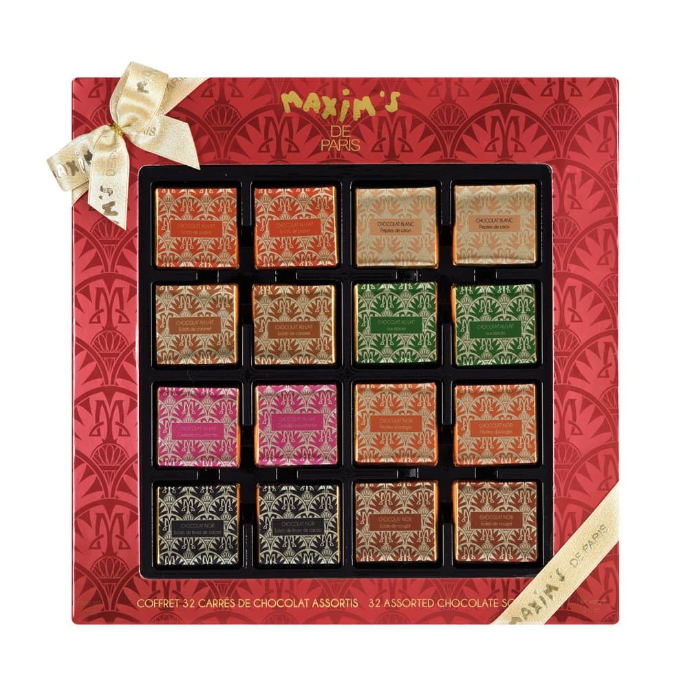 Maxim's de Paris Assorted Square Chocolates, 160 g