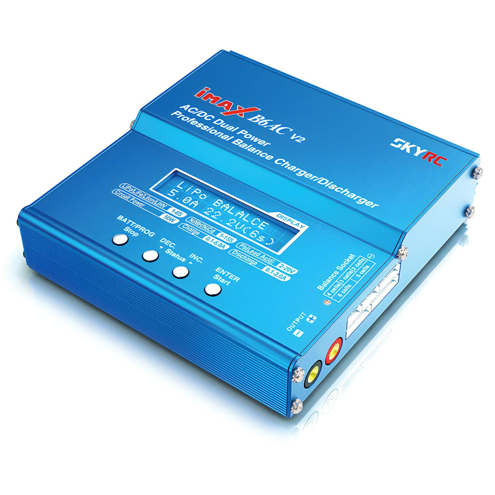 RotorLogic SKYRC iMax B6AC V2 AC/DC Dual Power LiPo Battery Balance Charger/Discharger