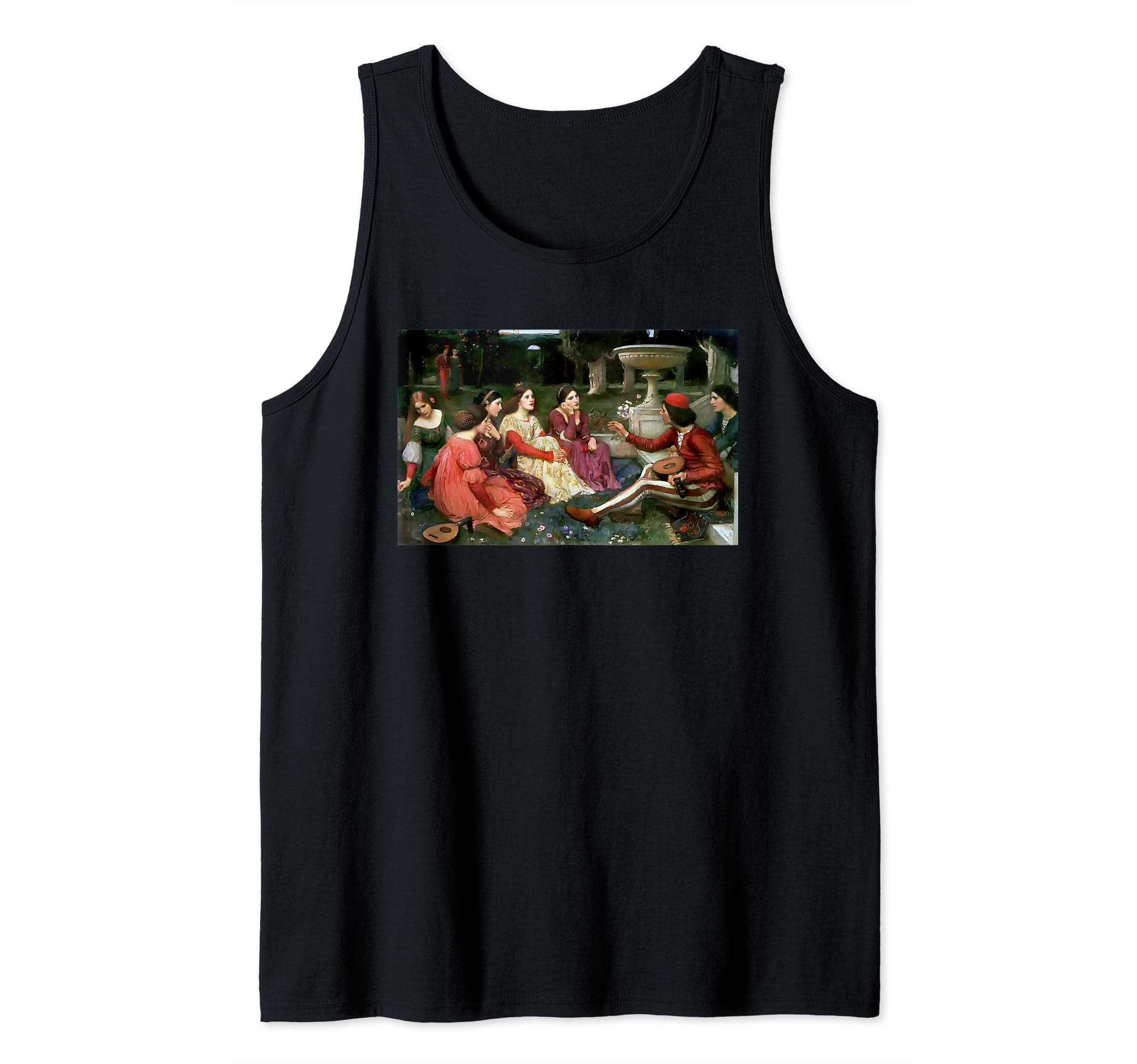 A Tale from the Decameron by John William Waterhouse Tank Top