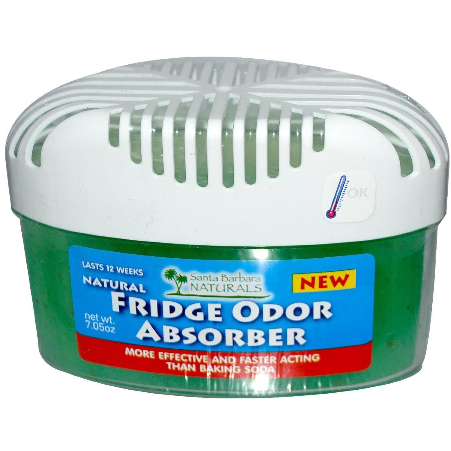 Fridge Odor Absorber: The Premium, Naturally Air Purifying, Absorbent Odor Eliminator and Deodorizer for your Refrigerator. 3X More Powerful and Effective Freshener than Baking Soda (case of 8 units)