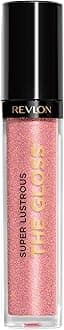 Revlon Super Lustrous Lip Gloss, High Impact Lipcolor with Moisturizing Creamy Formula, Infused with Agave, Moringa Oil, & Cupuacu Butter, Rose Quartz (301)