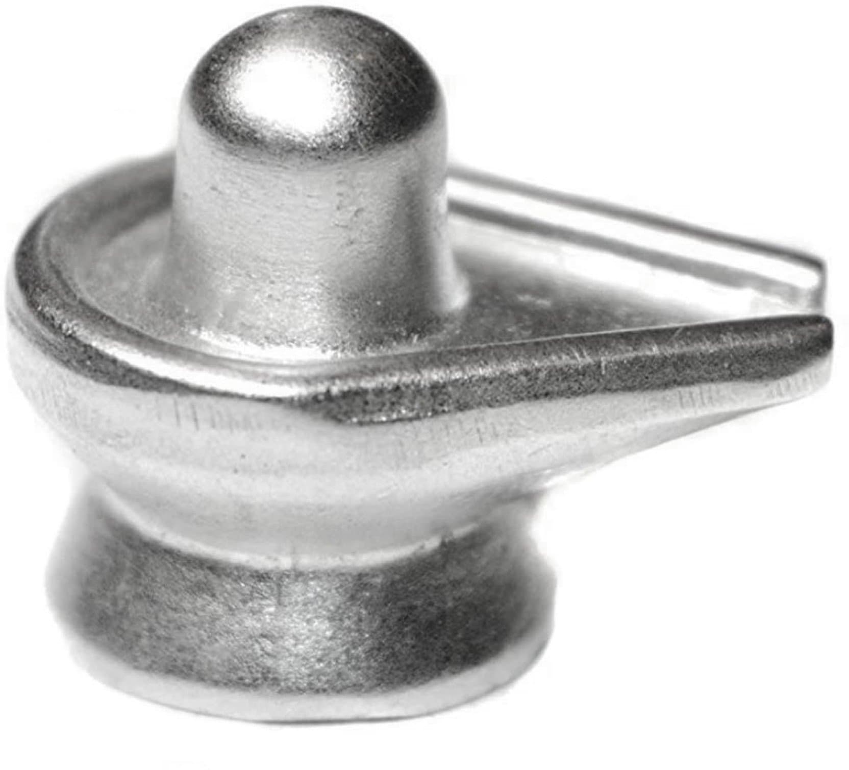 Most Powerful Mercury Maha Shiv Linga/Parad Maha Shiv Lingam for Good Luck and Prosperity (2 cm)