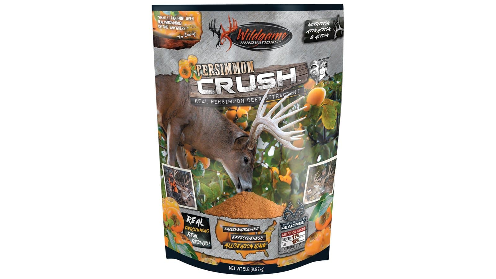 Wildgame InnovationsPersimmon Crush Attractant 5-lb. Bag, Orange, 9X16X5 5lbs (00422)