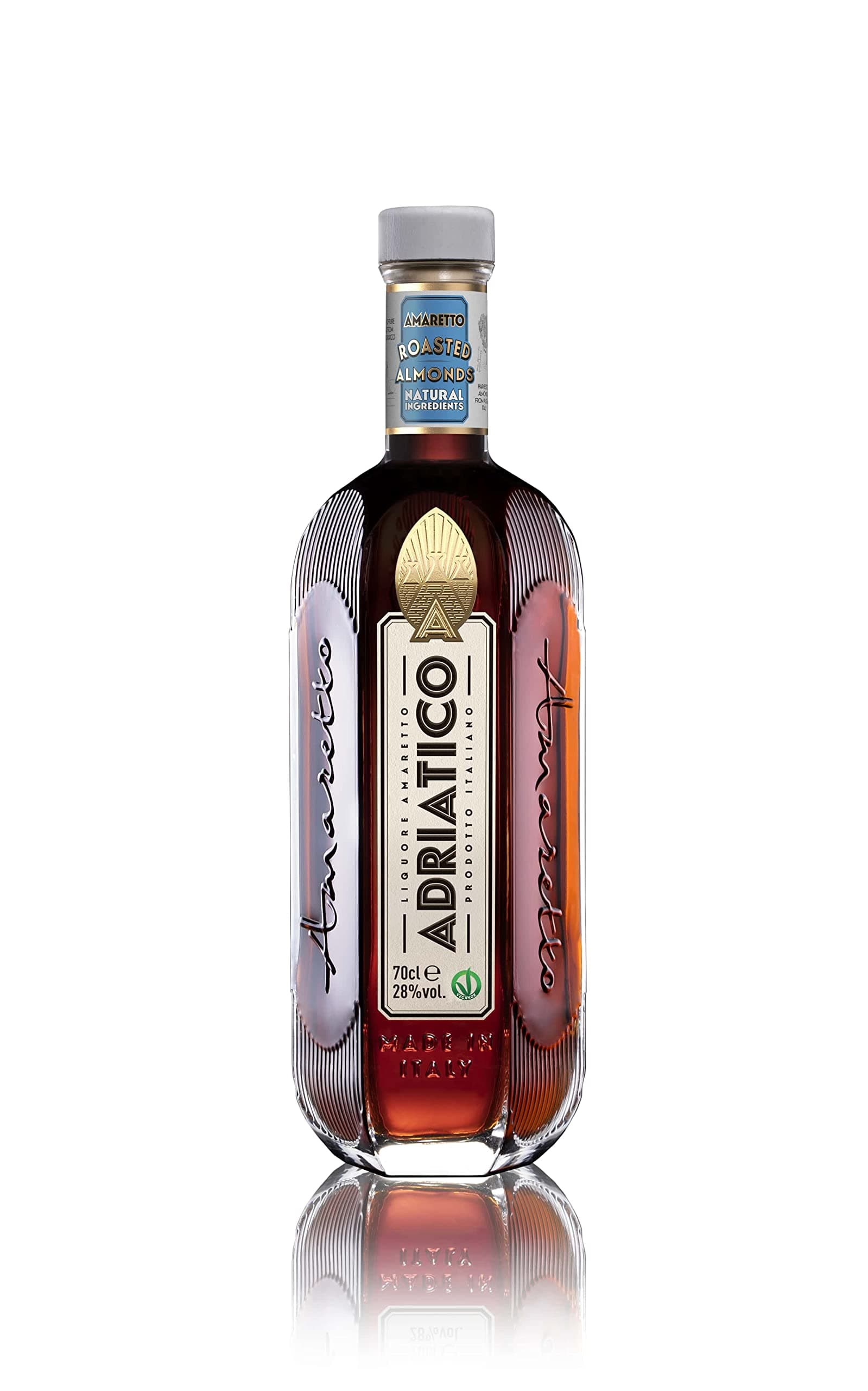 Premium Amaretto Liqueur, Roasted with Sea Salt, All Natural Ingredients - ABV, 70cl