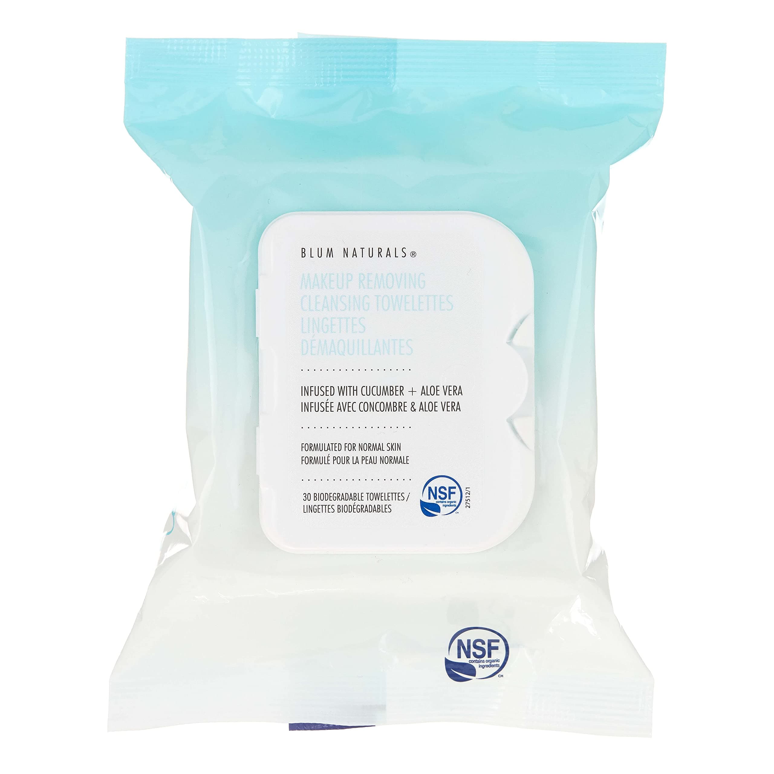 Blum Naturals Normal Skin Towelettes, 30 CT