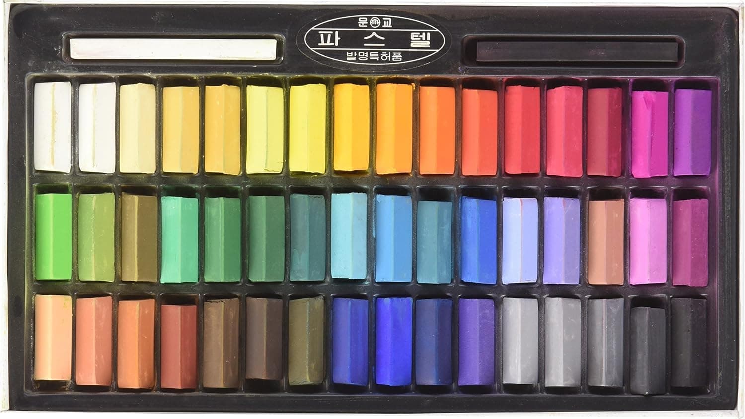 MUNGYO Soft Pastel Set – 48 Colors | Square Pastels for Artists | Smooth & Blendable Colors