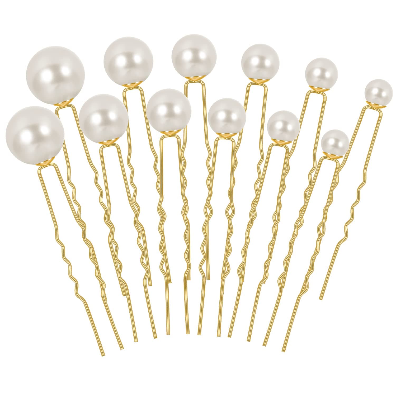 - Pearl Hair Pins, 36 Pcs Wedding Pearl Hair Accessories Bridal Rhinestone Hair Clips for Brides Bridesmaid Women
