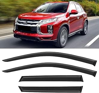 Window Rain Guards Shield for 2011-2023 Mitsubishi Outlander Sport, Window Vent Visors Shades Wind Deflectors for 11-23 Mitsubishi ASX