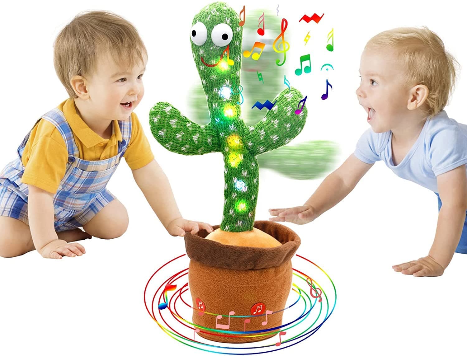 Dancing singing Cactus Toy Recording Repeating and Follow You Speak for Home Decoration and Children Playing