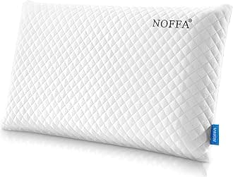 – Bouncy Orthopedic Neck Support Pillow for Sleeping, Special Foam Deep Sleep Pillow, Bed Pillow for Side, Back, Stomach Sleepers, Removable and Washable Cover (Queen Size (70 * 38 cm))