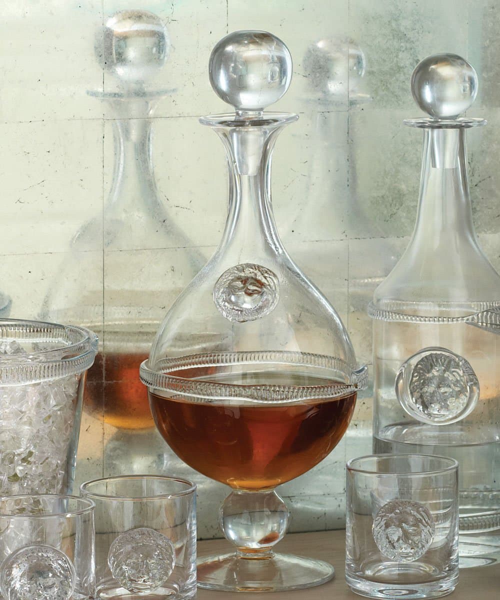 Global Views Leo Bulb Barware - Decanters, Clear