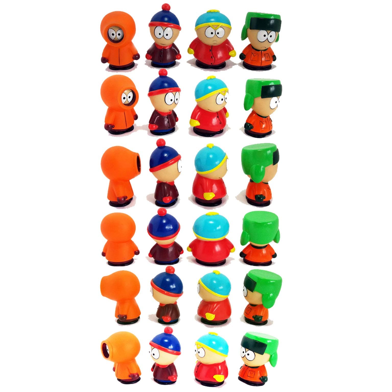 Mirage Toys Series 1 South Park 4-Pack Box Set - Includes Cartman, Stan, Kyle and Kenny Figures