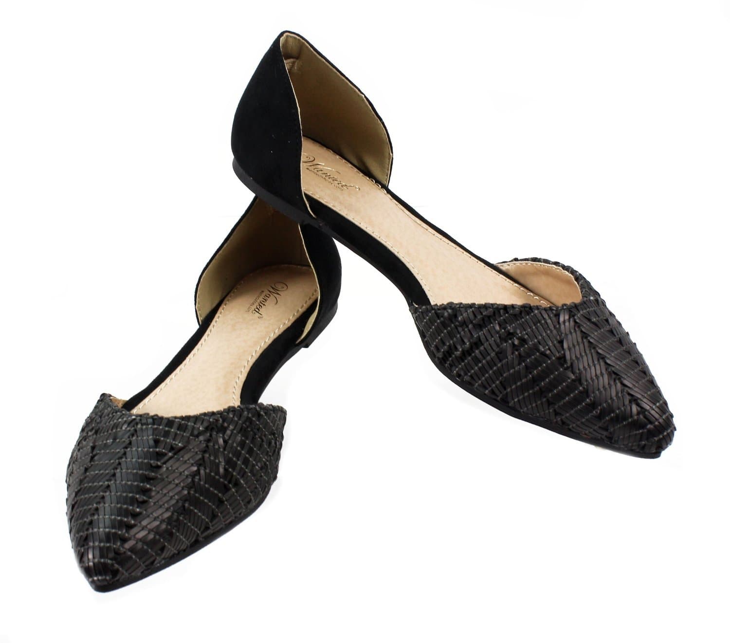 Wanted Women's Syrah Black Flat 6.5 M