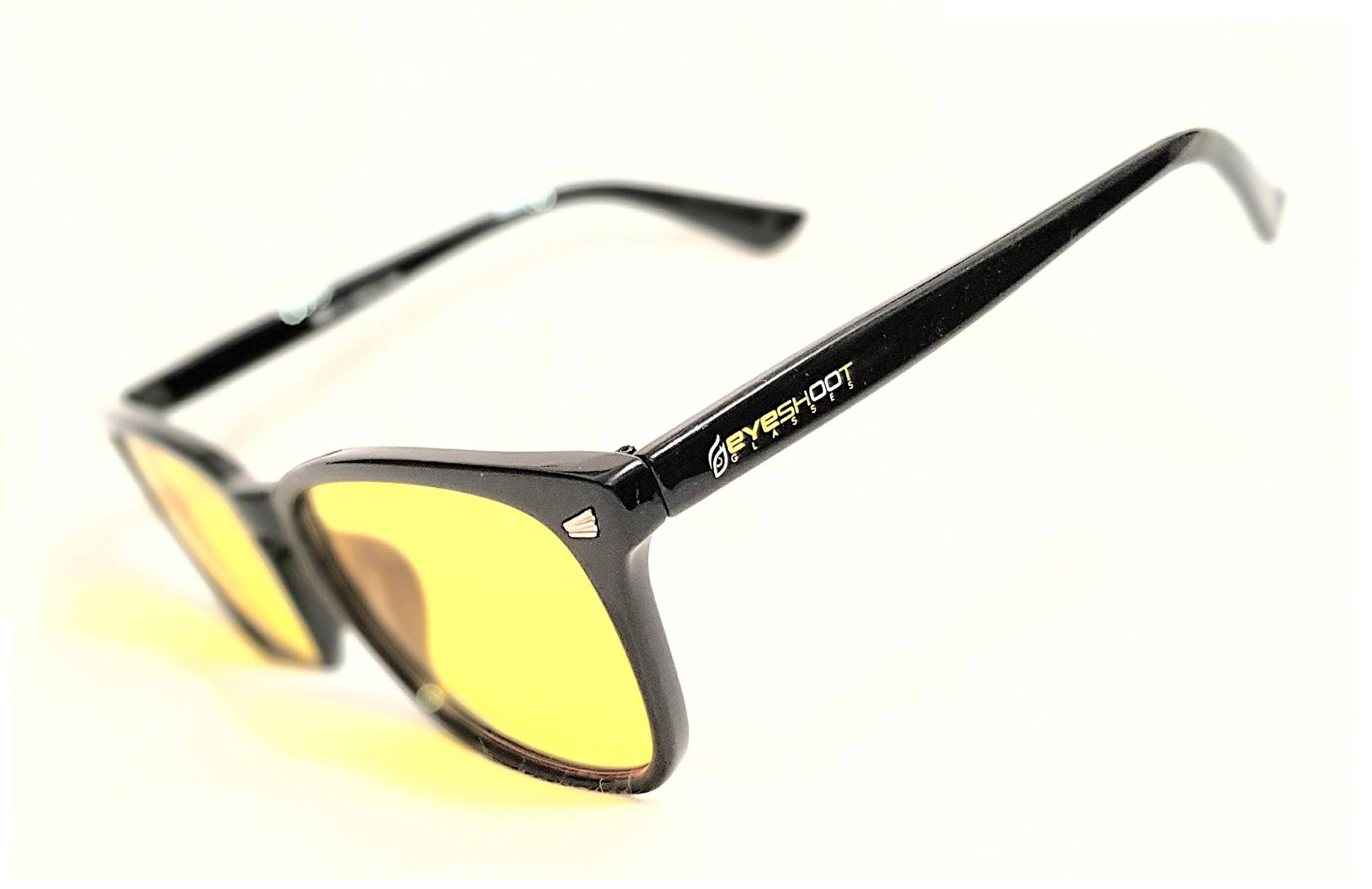 Computer Eye Glasses Anti Glare Glasses and Anti Blue Light Blocking Glasses Gaming Glasses No More Eye Strain Dry Eyes or Red Eyes, Black Computer Glasses New Eyeshoot Glasses Unisex Men and Women