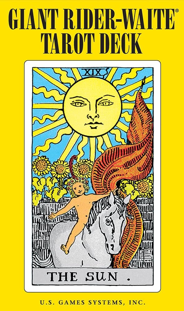 US Games U.S. Games Giant Rider-Waite Tarot Deck for adult,pack of 1,multicolor