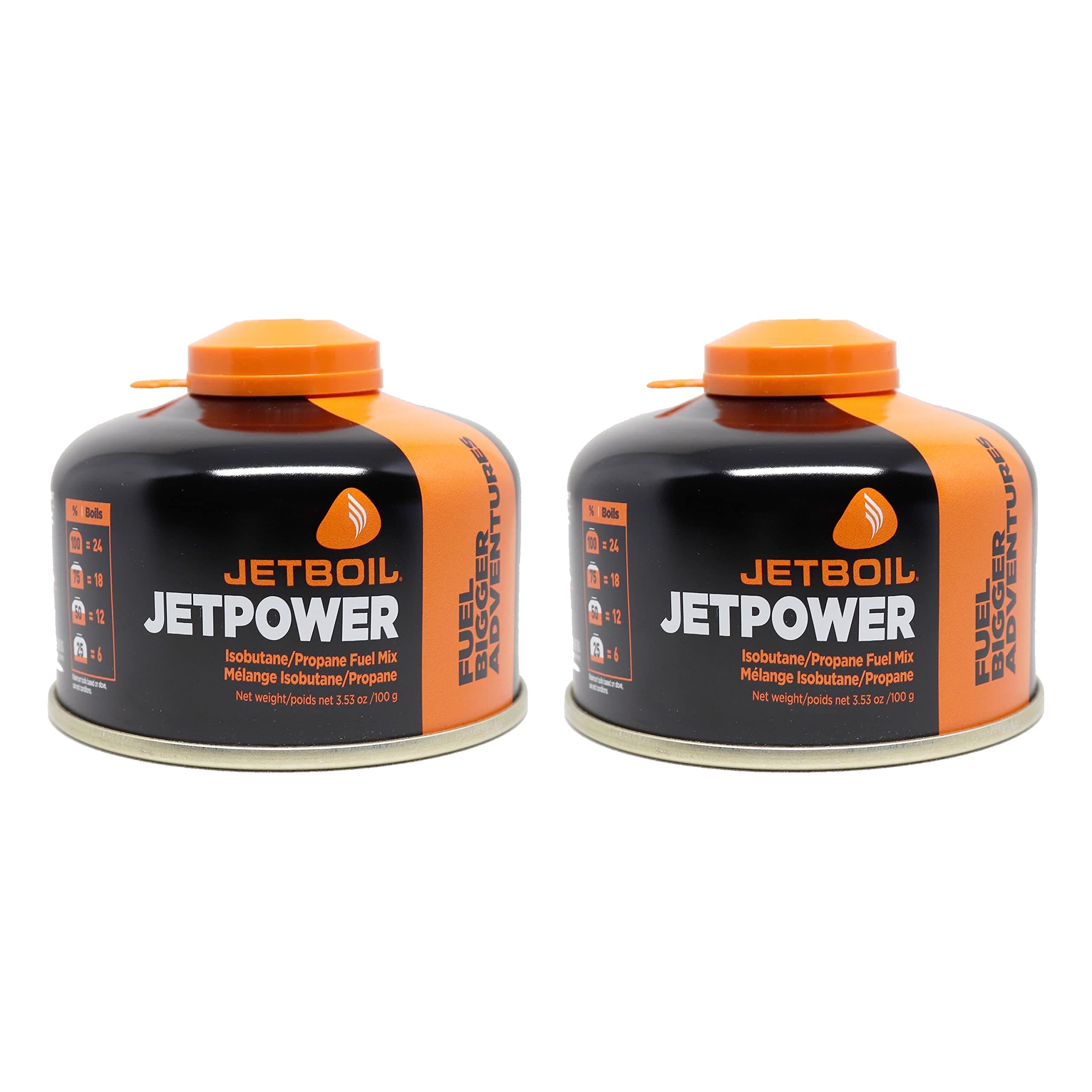 Jetpower Fuel for Jetboil Camping and Backpacking Stoves, 100 Grams (2-Pack)