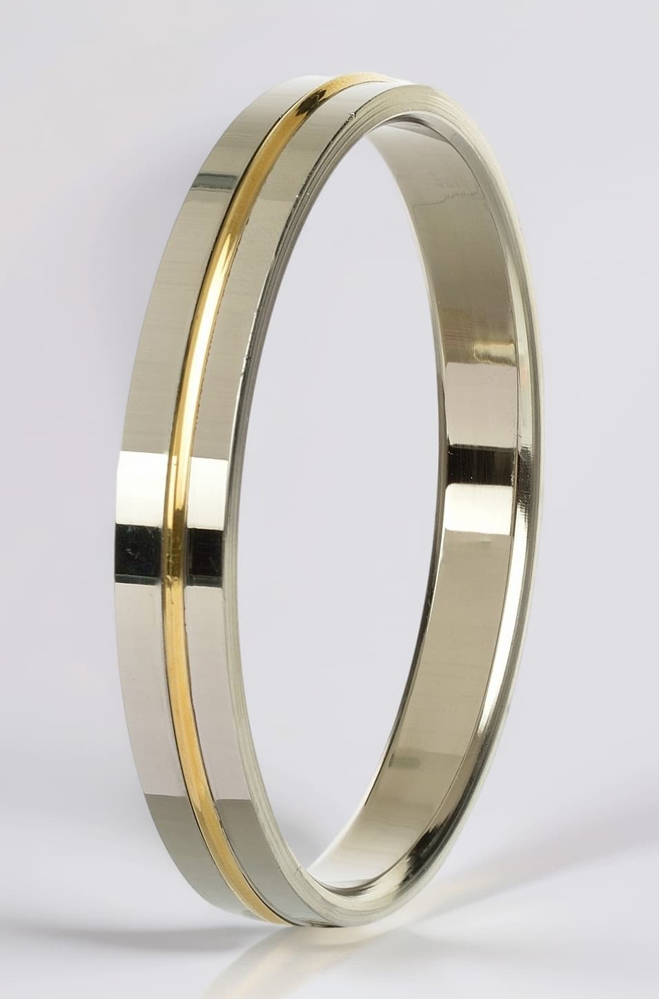 The Amritsar Store Brass & Metal Stainless Steel Kada for Men's (Silver, 80 gm)