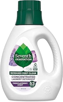 Concentrated Laundry Liquid Detergent, Stain Fighting Formula, Fresh Lavender Scent, 40 Oz (53 Loads)