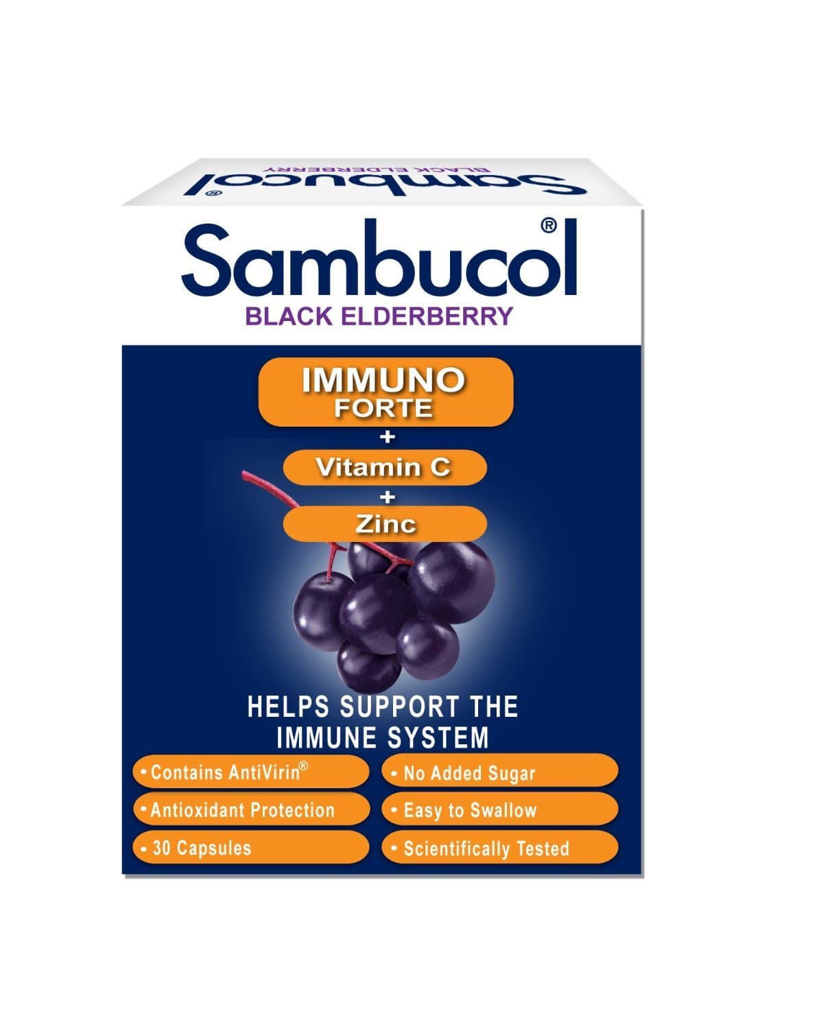 Sambucol Immuno Forte Capsules (30 capsule) - x 4 Units Deal