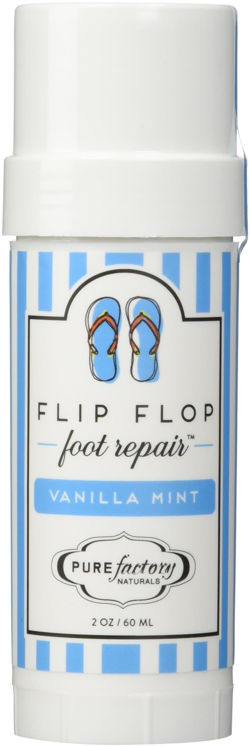 Flip Flop Foot Repair by PURE Factory - Vanilla Mint 2 oz. Moisturizer Feet