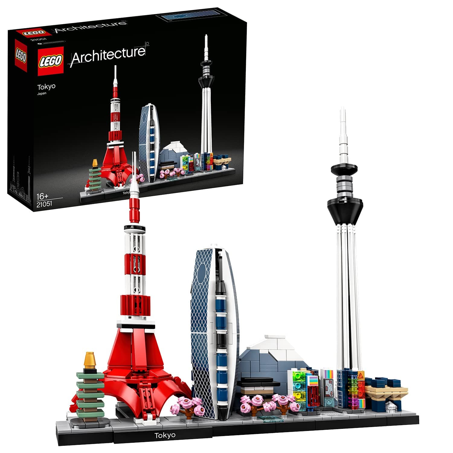 Lego® Architecture Skylines: Tokyo 21051 Building Kit, Collectible Architecture Building Set for Adults
