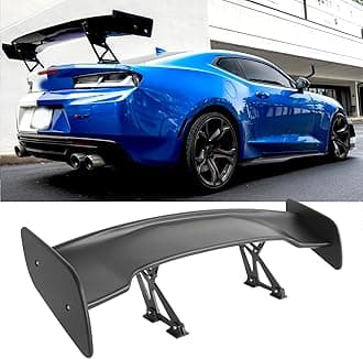 JMTBNO 47 Inch GT Rear Spoiler, Matt Black Truck Wing Spoiler for Car Compatible with Chevy Corvette Camaro Nissan Lexus Ford Mustang Hyundai Elantra Honda Civic Nissan Toyota Mazda