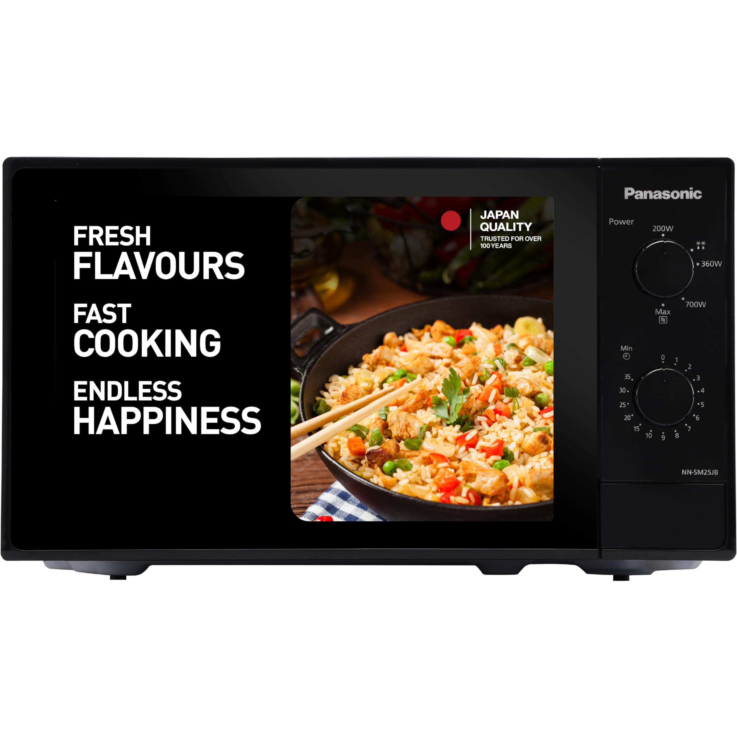 20 L Solo Microwave Oven (NN-SM25JBFDG,Black)