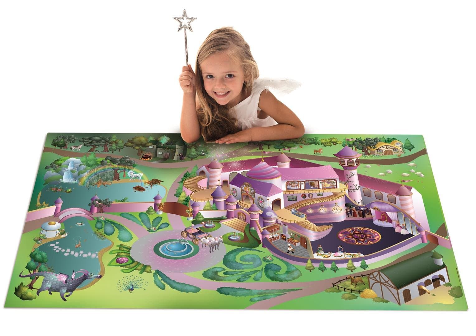 Playmat Collection Connect "Princess Carpet, Multi-Colour, 80 x 120 cm