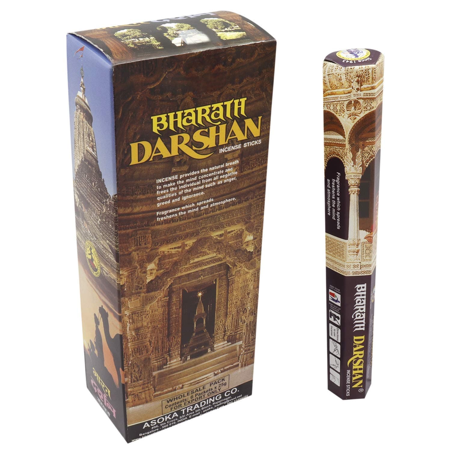 Bharat Darshan Agarbatti Masala Incense Stick Pack of 6