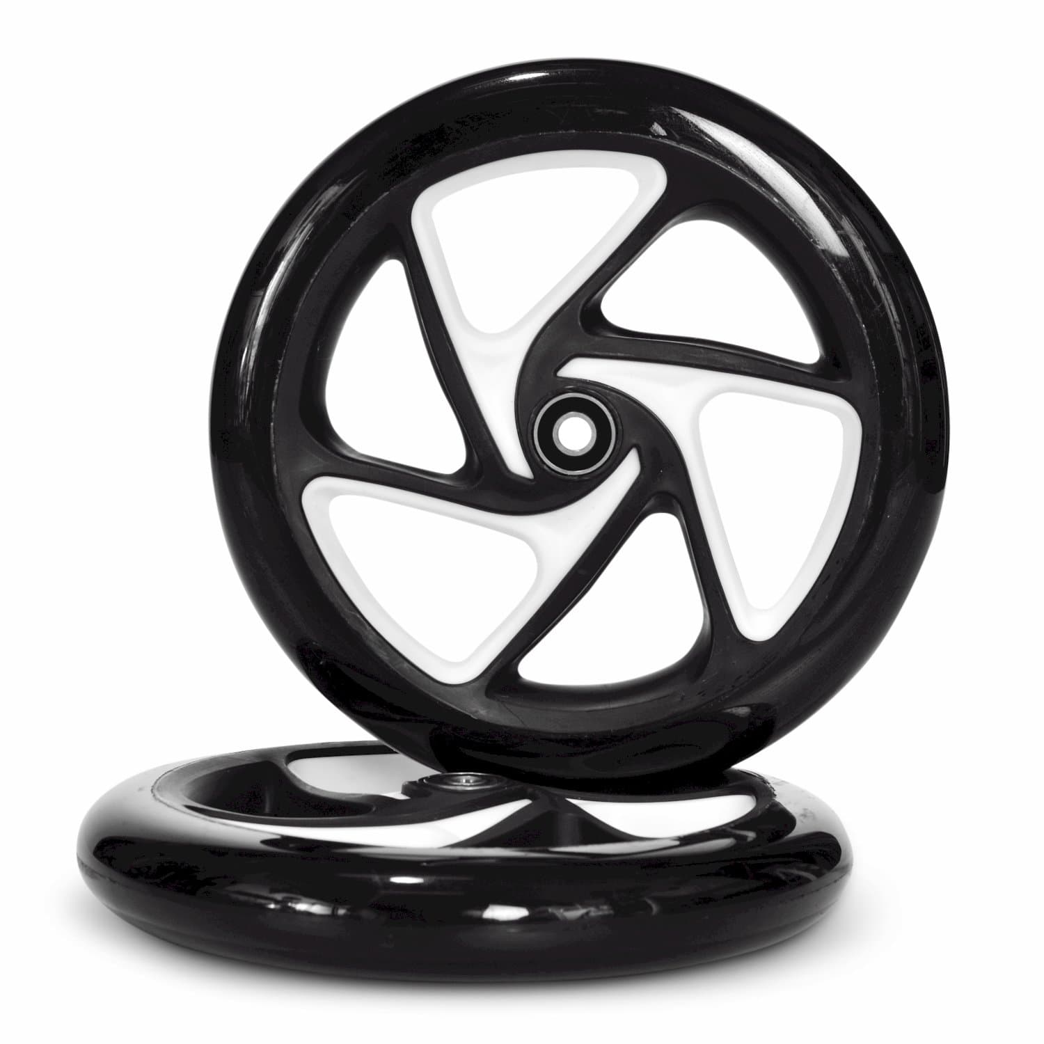 EXOOTER W1420 200mm (8") Polyurethane Replacement Scooter Wheels with Bearings.