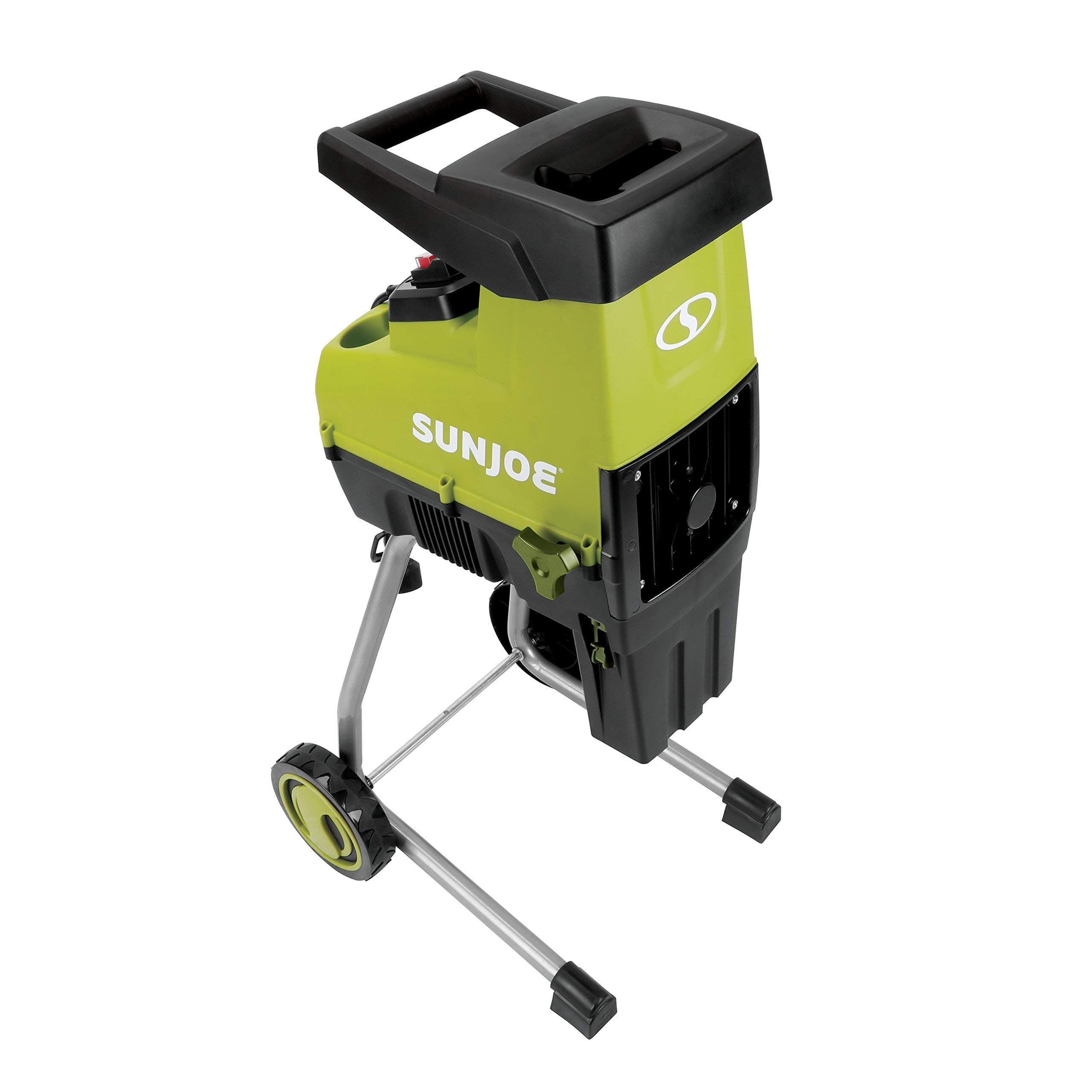 Sun Joe CJ603E 15-Amp 1.7-Inch Cutting Diameter Electric Silent Wood Chipper/Shredder, Green (Renewed)