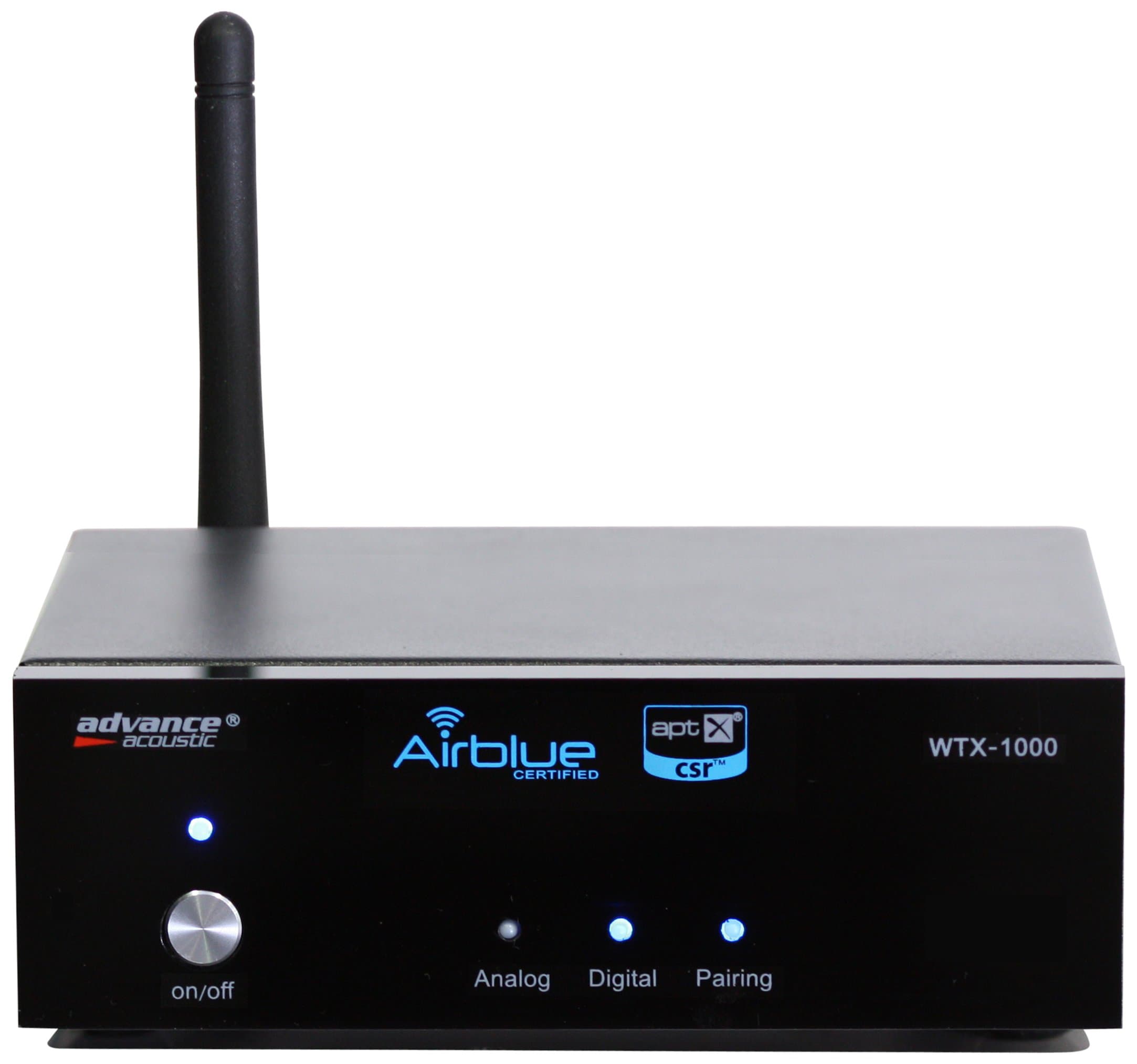 Advance Acoustic WTX 1000 Bluetooth Audio Receiver Module APTX/AD2P Black
