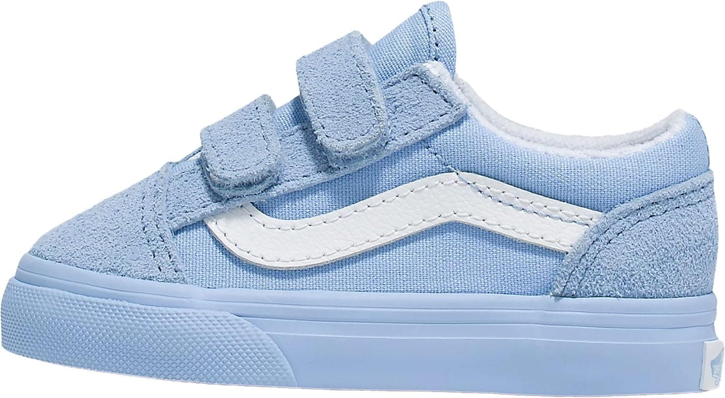 vansToddlers Old Skool V Sneakers with Fastner, Color Open Air, Size: 7 M US Toddler