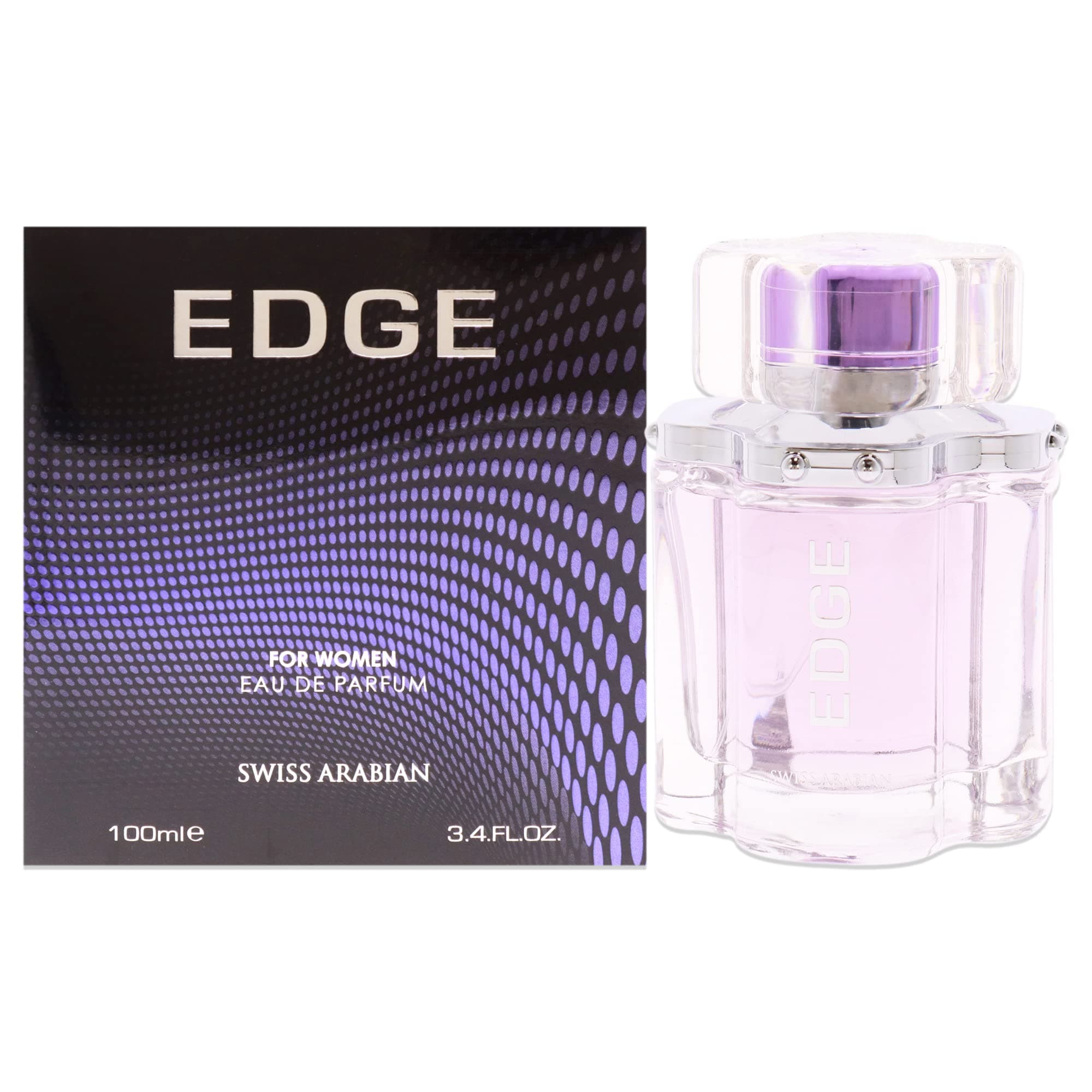 Swiss Arabian EDGE - Luxury Products From Dubai - Long Lasting And Addictive Personal EDP Spray Fragrance - A Seductive Signature Aroma - 3.4 Oz
