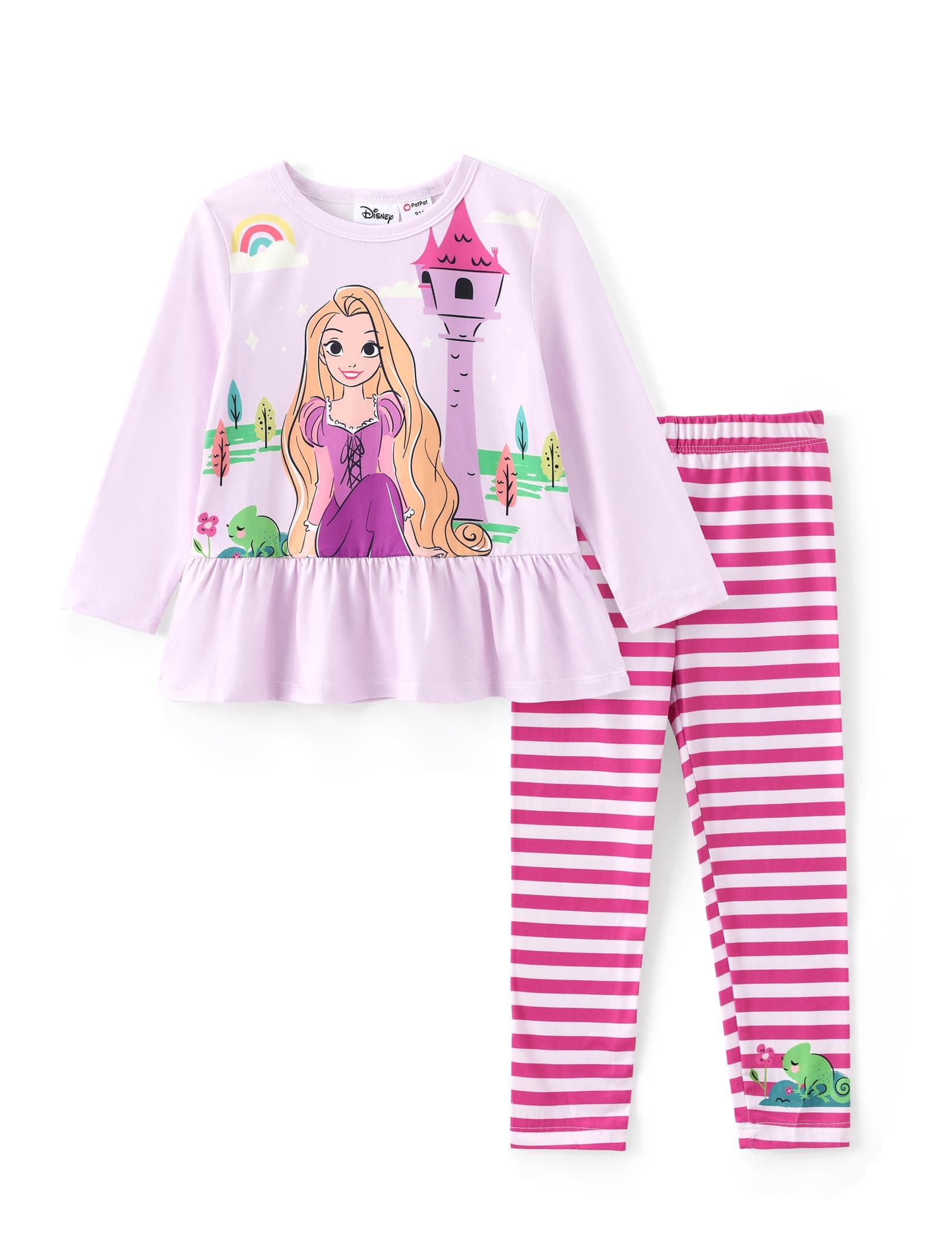 Disney Minnie Mouse Frozen Princess Marvel Toddler Girls Clothes Long Sleeve Sweatshirt + Leggings 2pcs Outfits Set 2-6Y