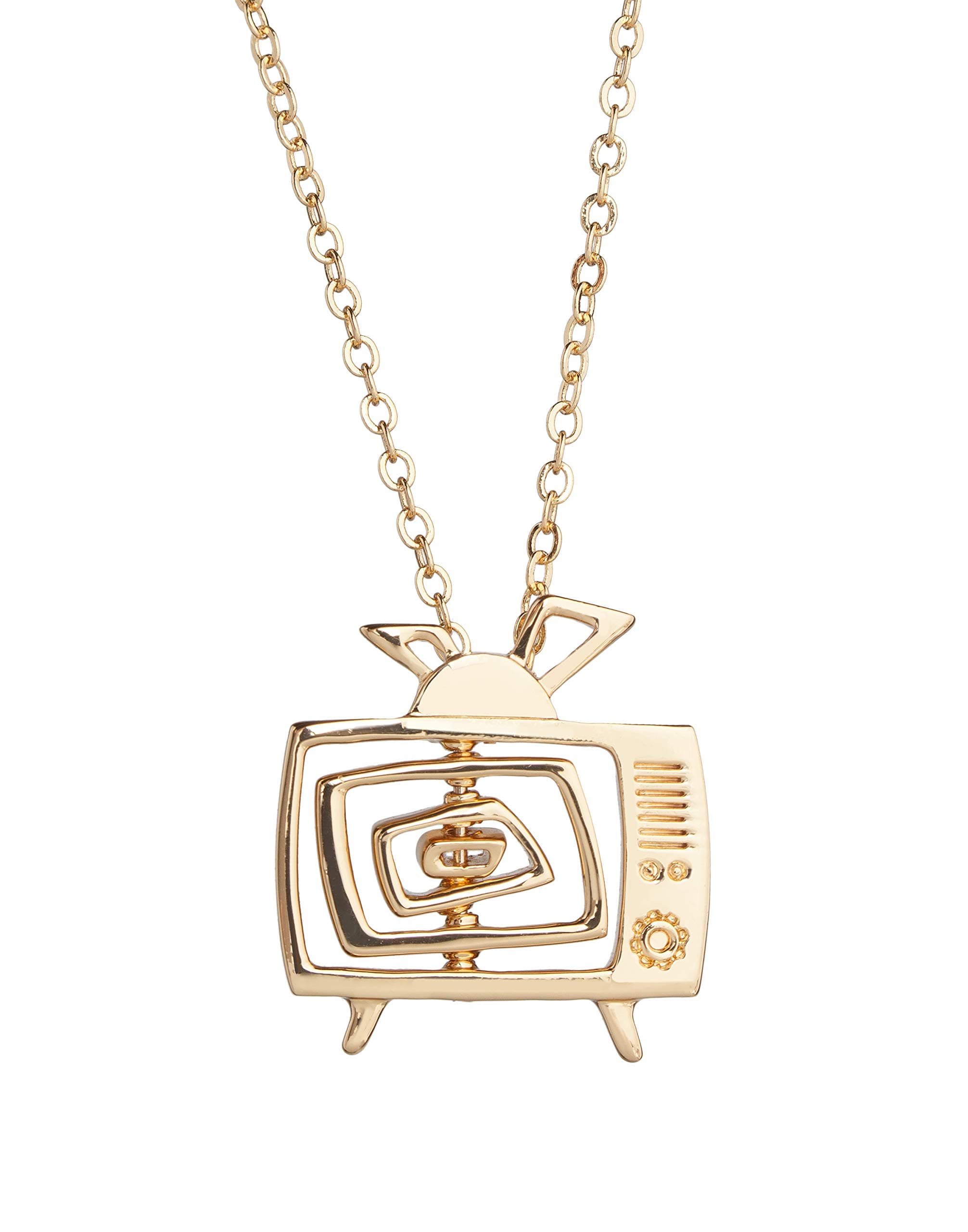 Sanshee Persona 4 - Midnight Channel Gold-Plated Spinning Necklace