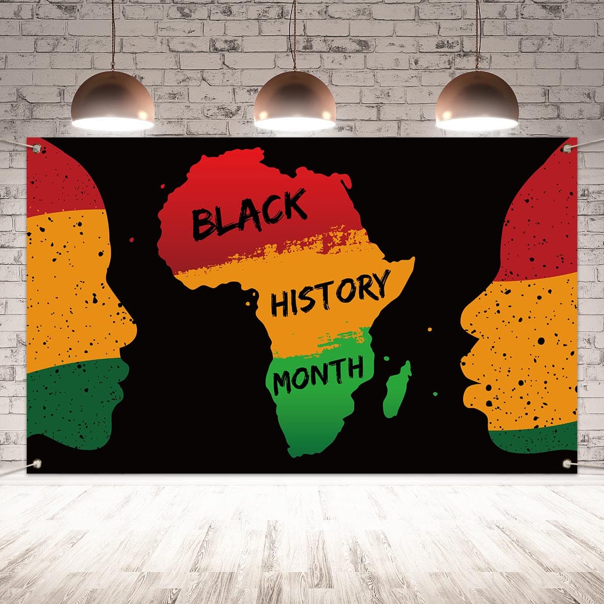 Black History Month Backdrop Black History Month Banner Black History Month Poster Black History Month Decoration and Supplies for Home