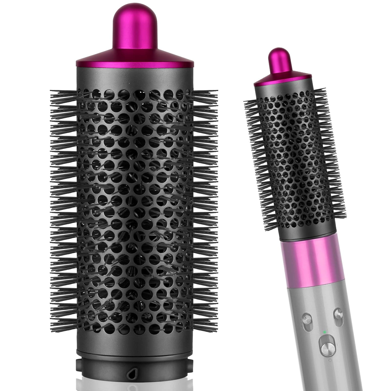 Round Brush Attachment for Dyson Air wrap Oval Round Volumizing Brush for Dyson Airwrap Accessories, Rose