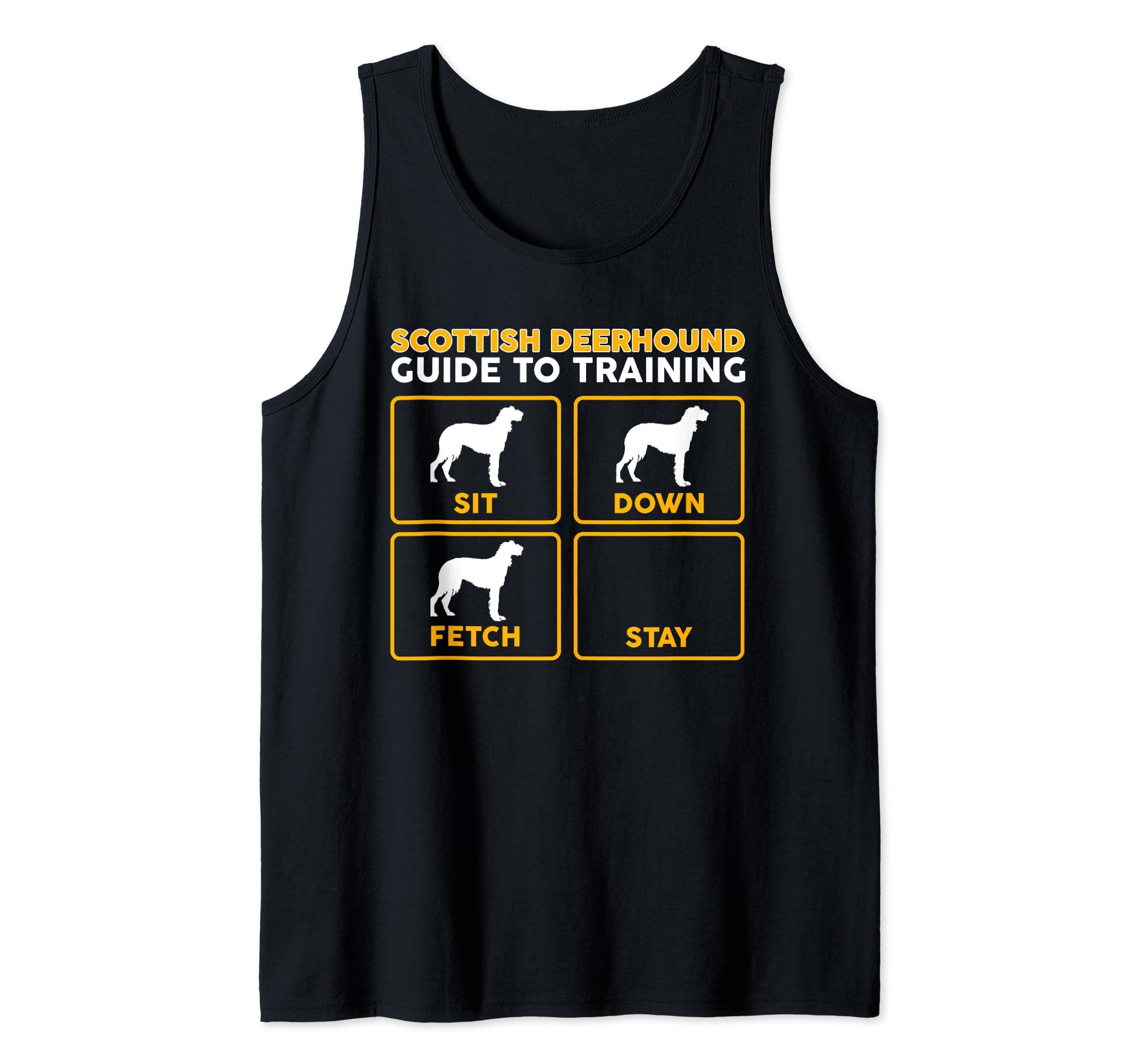 Scottish Deerhound T-Shirt | Funny Guide To Training Tank Top