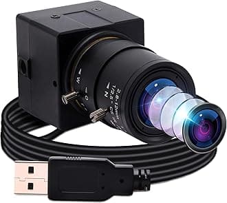 ELP 5 Megapixel Zoom USB Camera 1944P MI5100 Sensor Wide Angle Web Camera with 2.8-12mm Varifocal Focus Optical Lens,Plug and Play for PC Desktop Laptop USB500W05G-SFV(2.8-12)