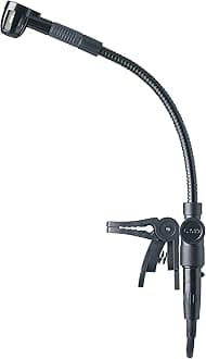 AKG C519ML Professional Miniature Clip-On Condenser Microphone With Mini XLR To Mini XLR Cable And A400 Adapter Plate (Pack of 1)