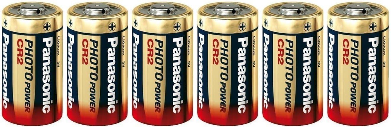 Panasonic Cr2 Ultra Lithium Photo Battery 3V DL-CR2 6 Pack