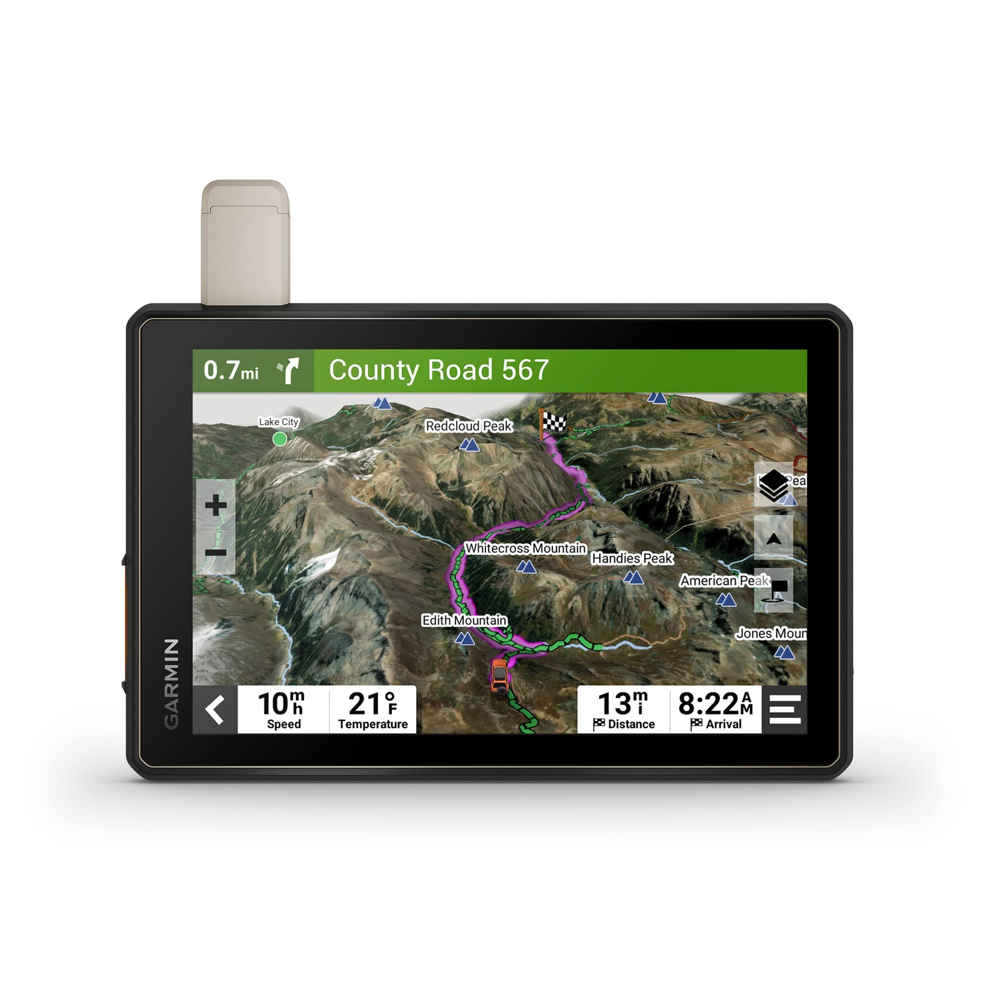 Garmin Tread Overland, All-Terrain Navigator, Rugged, Built in Mapping, iOverlander, Ultrabright Display