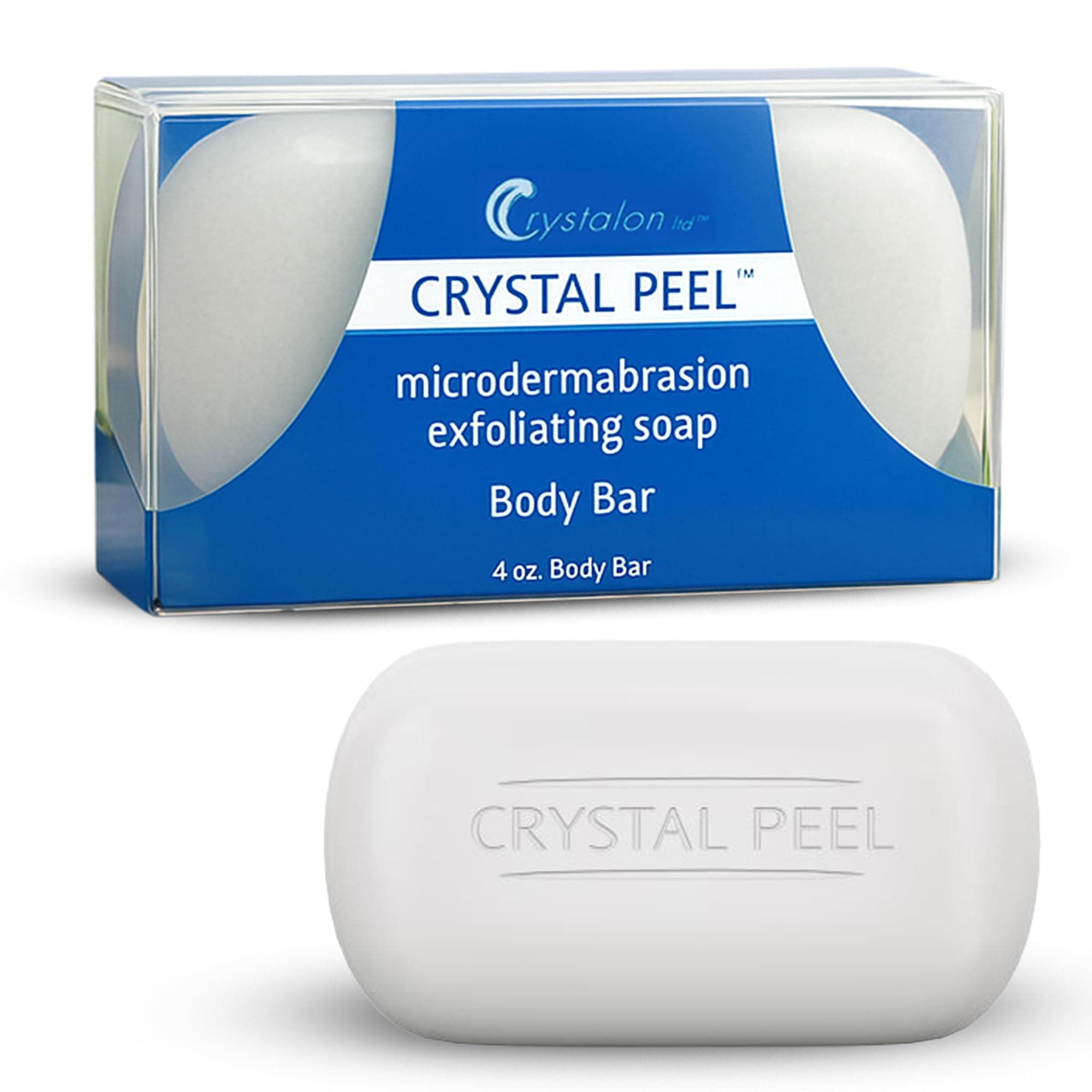 Crystal Peel Microdermabrasion Exfoliating Soap Body Bar ââ‚¬â€œ Classic 4oz