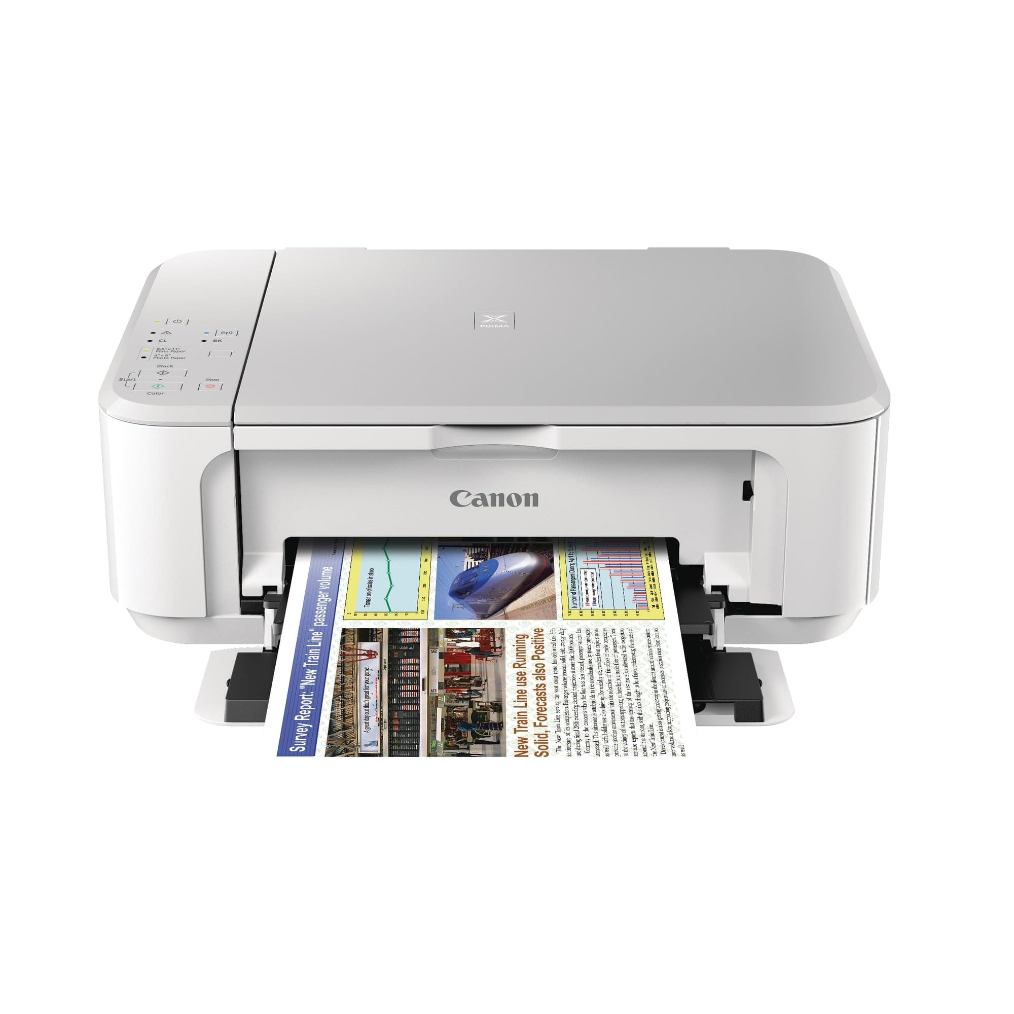 PIXMA MG3620 Wireless All-in-One Color Inkjet Printer with Mobile and Tablet Printing, White