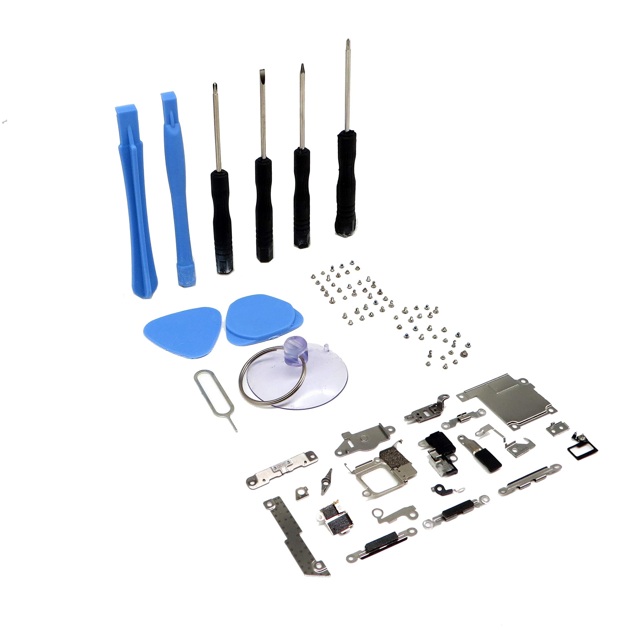 Internal Metal Plate Cover Parts for iPhone 5S SE,Bracket Replacement Inlcuding Complete Full Screw Set and Reapir Tool Kit for iPhone 5S SE